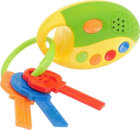 1TOY Развивающая игрушка Автоключики цвет зеленый желтый