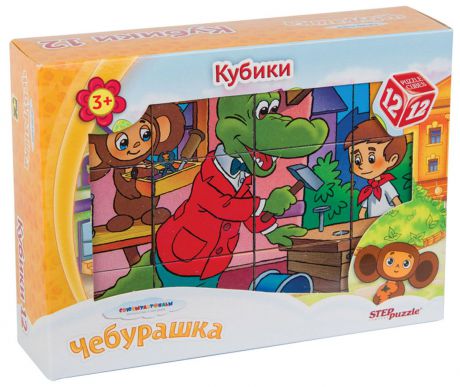 Step Puzzle Кубики Чебурашка