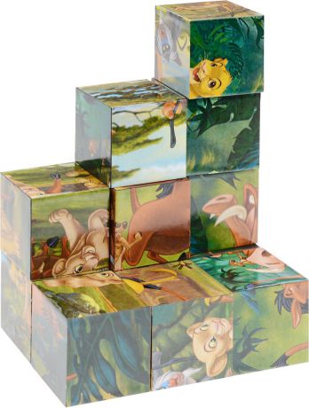 Step Puzzle Кубики Король Лев в чемоданчике