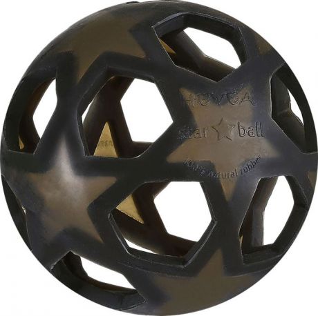 Прорезыватель Hevea "Мяч", цвет: черный
