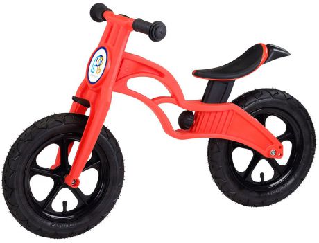 Pop Bike Беговел детский Flash с надувными колесами цвет красный