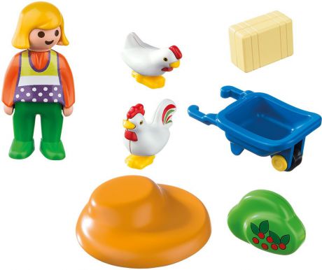 Playmobil Игровой набор Жена фермера с курочками