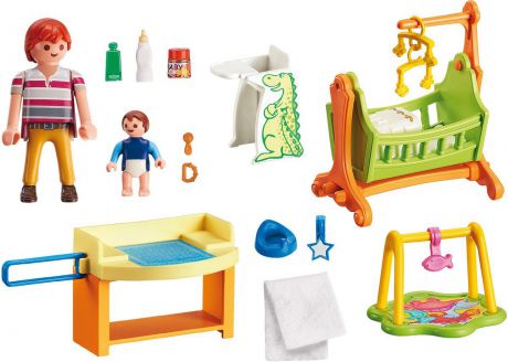 Playmobil Игровой набор Кукольный дом Детская комната с люлькой