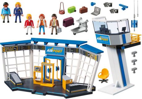 Playmobil Игровой набор Аэропорт с диспетчерской вышкой