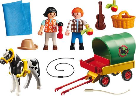 Playmobil Игровой набор Пикник с коневозкой