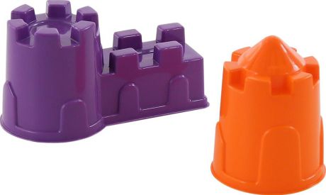 Полесье Игрушка для песочницы Формочки Замок 2 шт, 57488, цвет в ассортименте