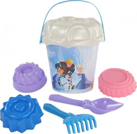 Disney Набор игрушек для песочницы Холодное сердце №14, 7 предметов, цвет в ассортименте