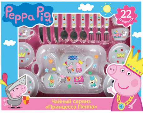 Peppa Pig Игрушечный набор посуды Принцесса Пеппа