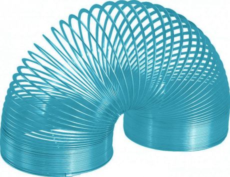 Игрушка-пружинка "Slinky", металлическая, цвет: бирюзовый