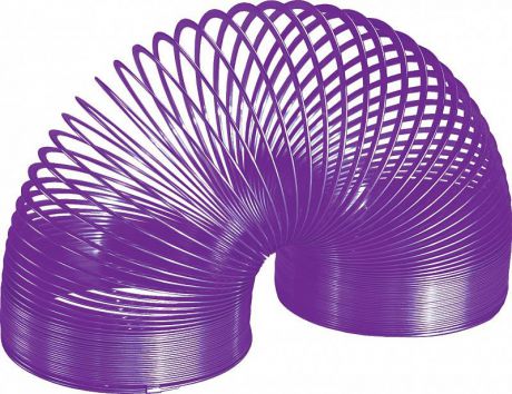 Игрушка-пружинка "Slinky", металлическая, цвет: фиолетовый