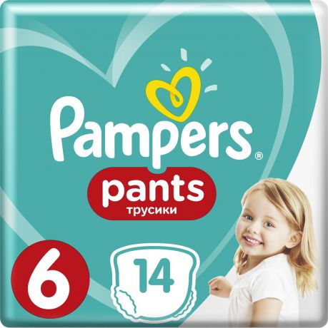 Pampers Подгузники-трусики Pants 16 кг+ 14 шт