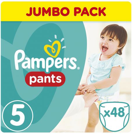 Pampers Pants Junior Трусики 12-17 кг (размер 5) 48 шт