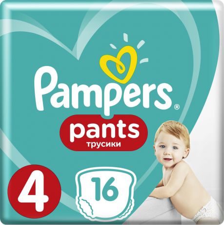 Pampers Pants Трусики 8-14 кг (размер 4) 16 шт