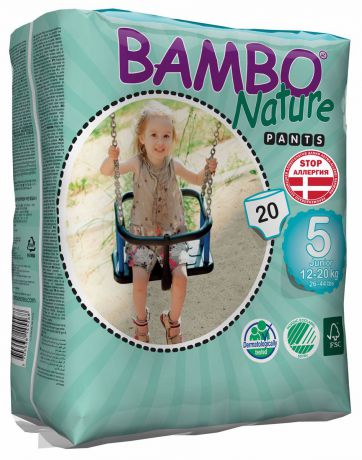 Bambo Nature Подгузники-трусики "Junior" 5, 12-20 кг, 20 шт