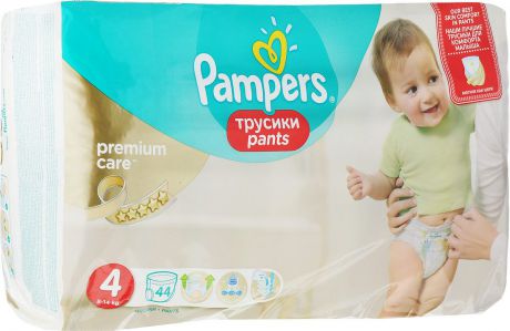 Pampers Pants Трусики Premium Care 9-14 кг (размер 4) 44 шт