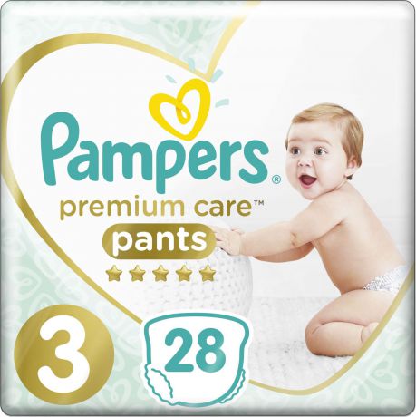Pampers Pants Трусики Premium Care 6-11 кг (размер 3) 28 шт