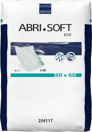Abena Пеленки впитывающие Abri-Soft Eco 60 х 60 см 60 шт