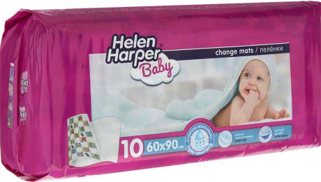 Helen Harper Детские впитывающие пеленки Baby 60 х 90 см 10 шт