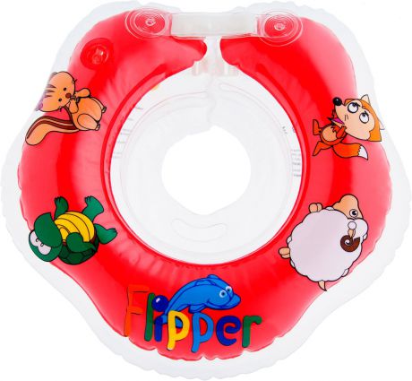 Roxy-kids Круг на шею для купания Flipper цвет красный
