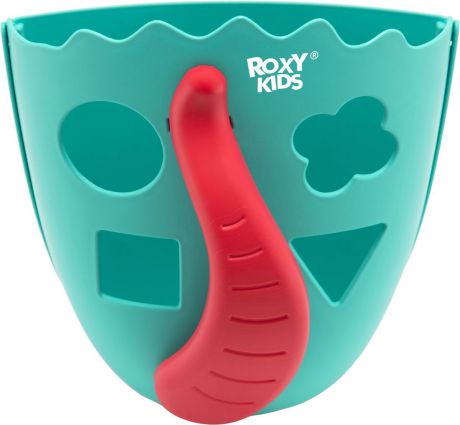 Roxy-kids Органайзер для игрушек Dino цвет мятный коралловый
