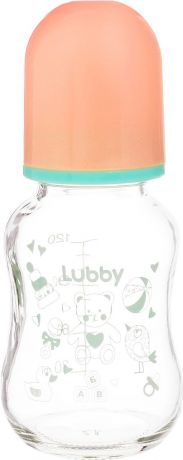 Lubby Бутылочка для кормления с силиконовой соской Малыши и Малышки от 0 месяцев 120 мл