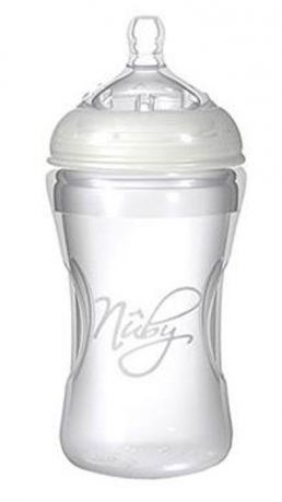 Бутылочка для кормления Nuby с антиколиковой системой, 330 мл, NT67018