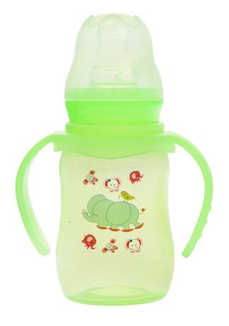 Бутылочка для кормления "Крошка Я", 2825262, зеленый, 150 мл