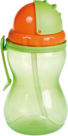 Canpol Babies Поильник с трубочкой от 12 месяцев цвет зеленый 370 мл