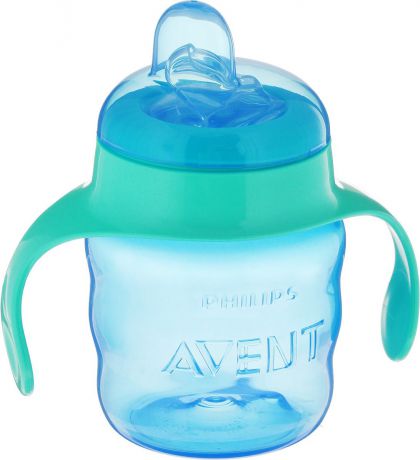 Чашка-непроливайка Philips Avent с мягким носиком для мальчиков от 6 месяцев, 200 мл. SCF551/05
