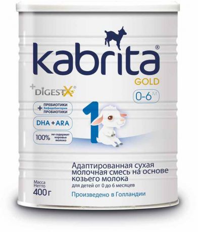 Kabrita Gold 1 смесь для кормления от 0 до 6 месяцев, 400 г