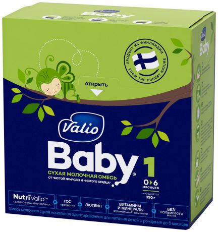 Valio Baby 1 смесь молочная с рождения, 350 г