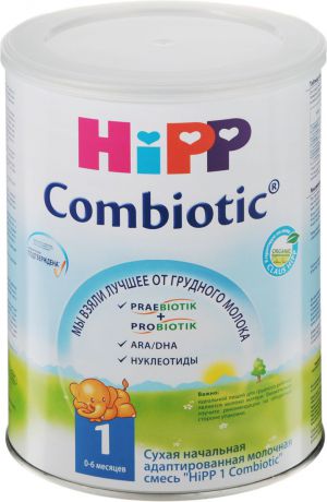 Hipp 1 Сombiotic смесь молочная, с рождения, 800 г