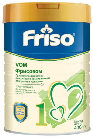 Friso Фрисовом 1 с пребиотиками смесь молочная с 0 месяцев, 400 г