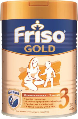 Friso Фрисо Голд 3 напиток молочный с 12 месяцев, 400 г