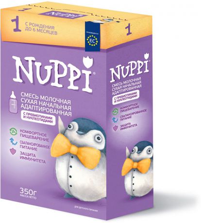 Nuppi 1 смесь молочная с с 0 месяцев, 350 г