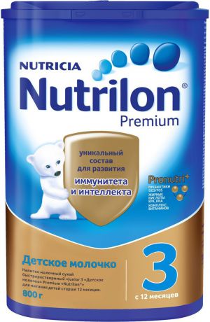 Детское молочко Nutrilon Premium 3, 800 г