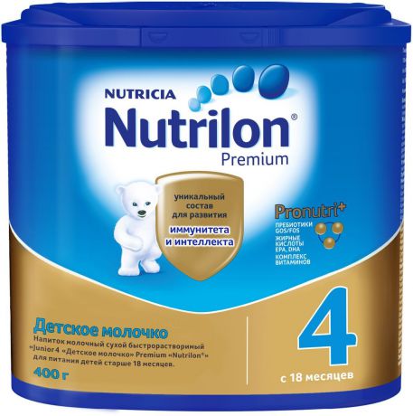 Детское молочко Nutrilon Premium 4, 400 г