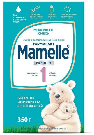 Молочная смесь Mamelle Premium 1, cухая, с 0 до 6 месяцев, 350 г