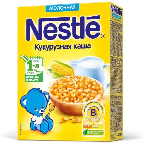 Nestle Кукурузная каша молочная, 220 г