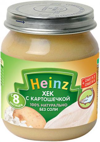 Heinz пюре хек с картошечкой, с 8 месяцев, 120 г