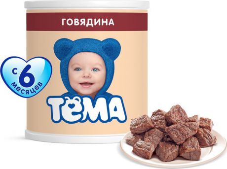 Тема пюре говядина, 100 г