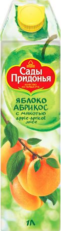 Сады Придонья Сок яблочно-абрикосовый с мякотью восстановленный, 1 л