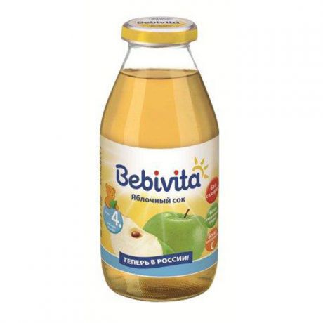 Bebivita Сок яблочный восстановленный осветленный с витамином С, с 4 месяцев, 200 г
