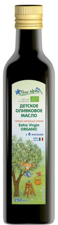 Fleur Alpine Organic масло детское оливковое, с 6 месяцев, 250 мл