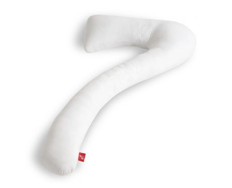 Подушка для тела Легкие сны "Классика. Форма 7", цвет: белый. 7M-140