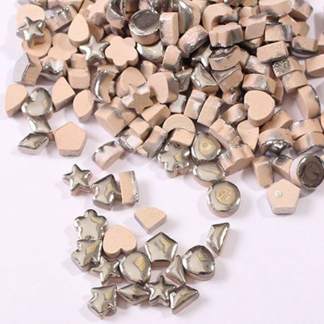 Мозаика керамическая Craft Premier с серебрянной глазурью, 1 см х 1 см, 100 г