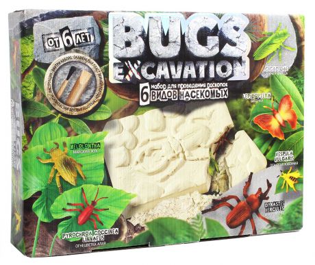 ДанкоТойс Набор для раскопок Bugs Excavation Жуки Набор 3