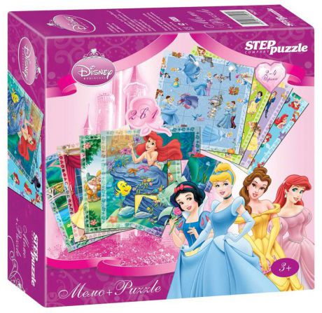 Step Puzzle Пазл для малышей Принцессы Disney 2 в 1