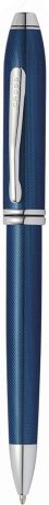 Ручка шариковая Cross Townsend, цвет чернил: черный, цвет корпуса: синий