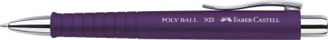 Faber-Castell Ручка шариковая Poly Ball XB синяя цвет корпуса фиолетовый
